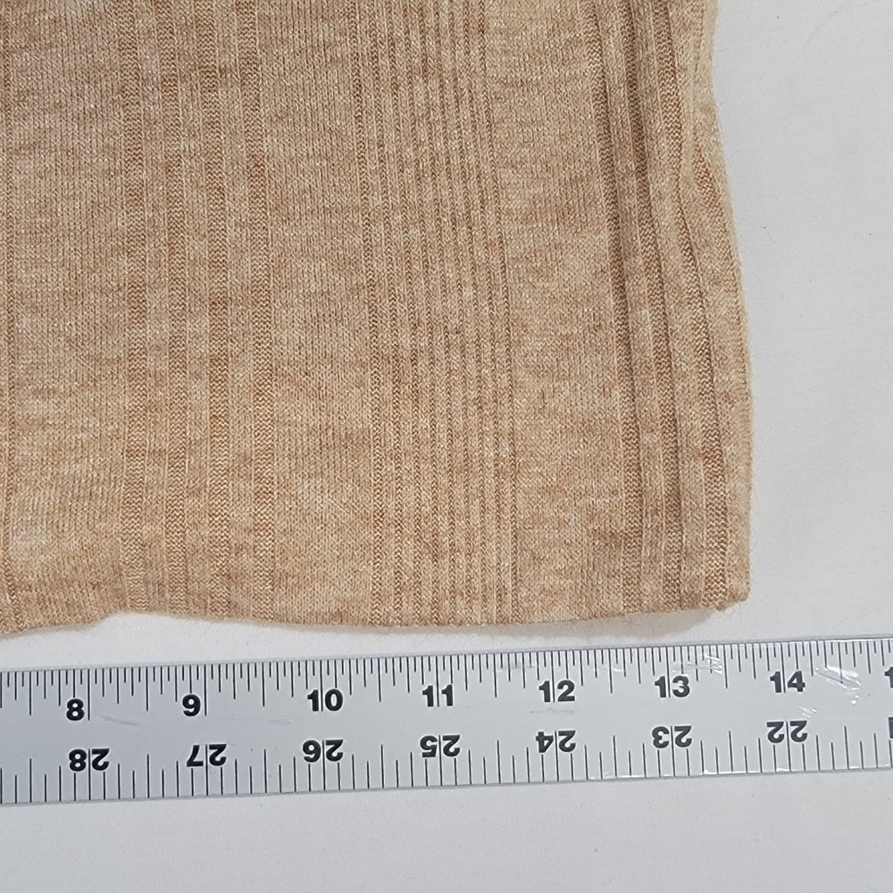 Band Of The Free Mock Neck Ribbed Long Sleeve Sweater Women's Size Small - Picture 2 of 9